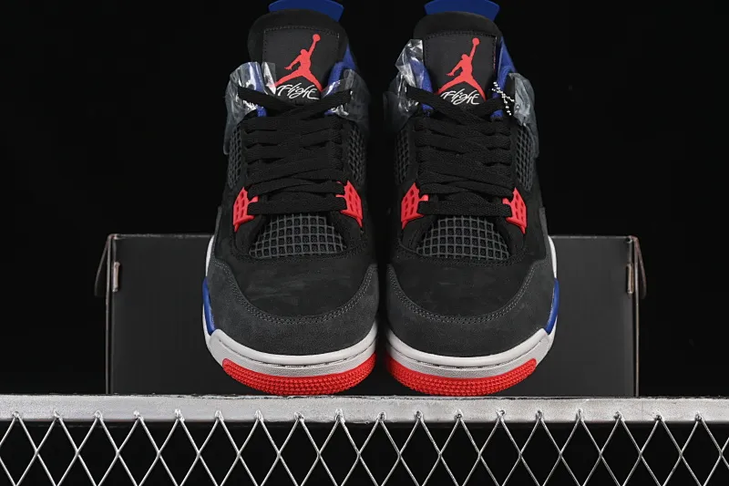 All categories Air Jordan Jordan series basketball shoes Air Jordan 4 OG version Air Jordan 4 Retro "Lase" AJ4 Joe 4 black gray blue color FV5029-003